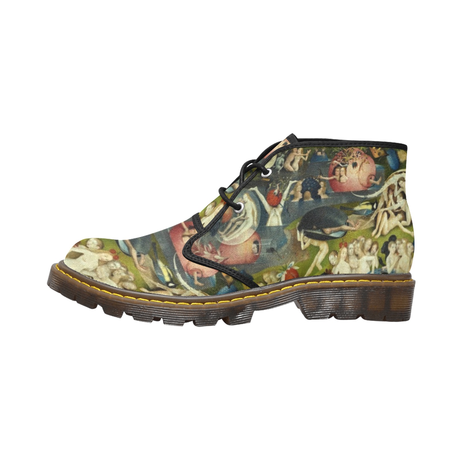 Garden of Earthly Delights 6 Men's Canvas Chukka Boots (Model 2402-1)