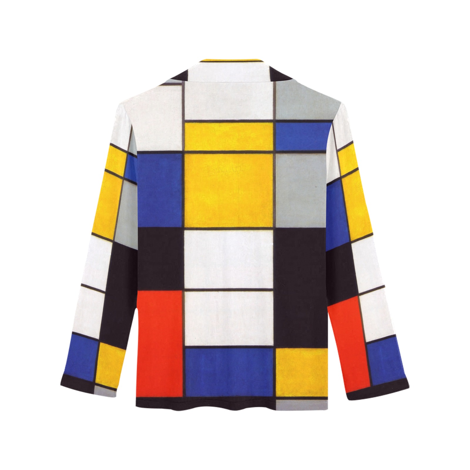 Composition A by Piet Mondrian Women's Long Sleeve Pajama Shirt