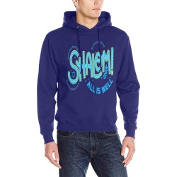 shalom word Men's Classic Hoodie (Model H17)