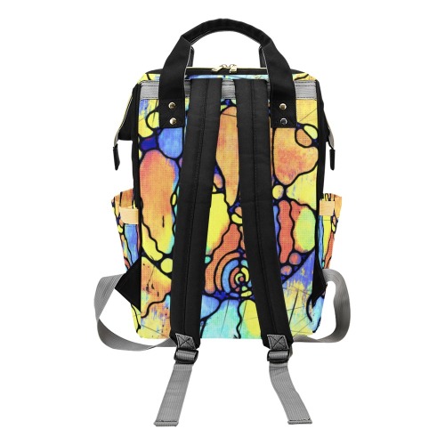 NEURO ART 6 Multi-Function Diaper Backpack/Diaper Bag (Model 1688)