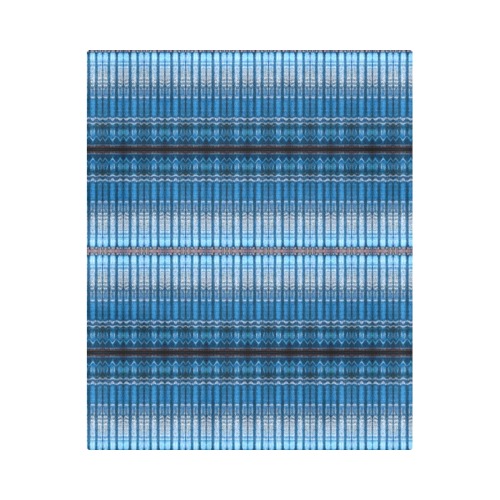 fabric pillar's, blue, repeating pattern Duvet Cover 86"x70" ( All-over-print)