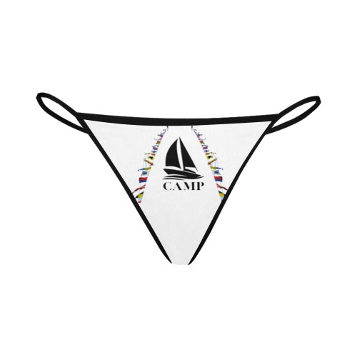 CAMP Thong Classic Sport Women's All Over Print G-String Panties (Model L35)