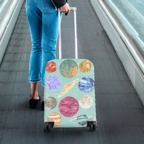 Planets Luggage Cover/Small 18"-21"