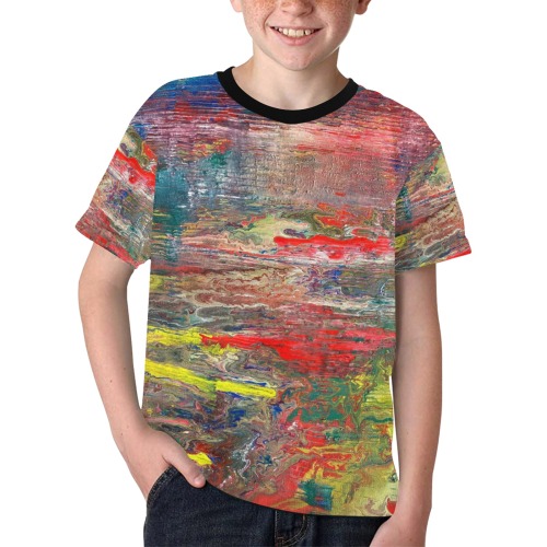 down by the Lake Kids' All Over Print T-shirt (Model T65)