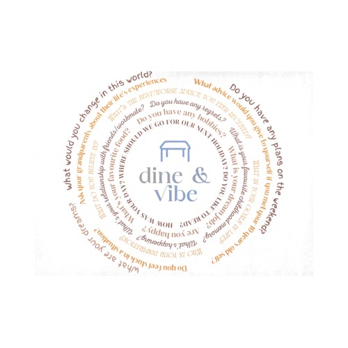 Dine&Vibe Placemat Set of 6 - White Placemat 14’’ x 19’’ (Six Pieces)