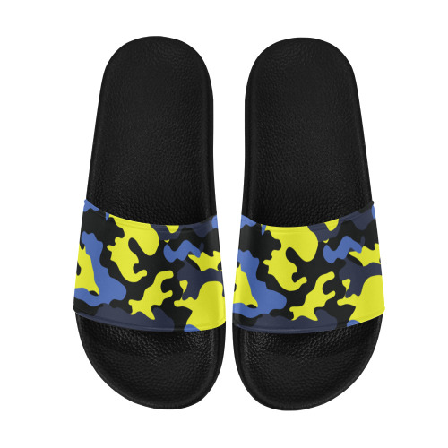 Hypebeast Modern Fashion Camouflage Camo Men's Slide Sandals (Model 057)