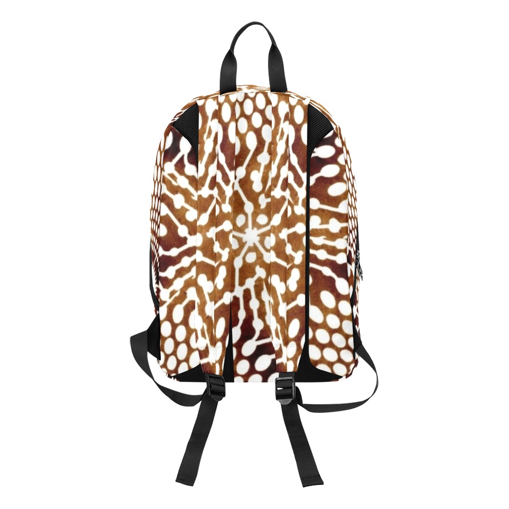 AFRICAN PRINT PATTERN 4 Large Capacity Travel Backpack (Model 1691)