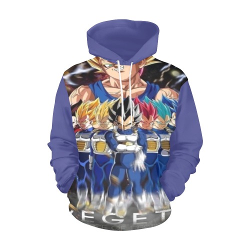 Prince of all Sayans All Over Print Hoodie for Men (USA Size) (Model H13)