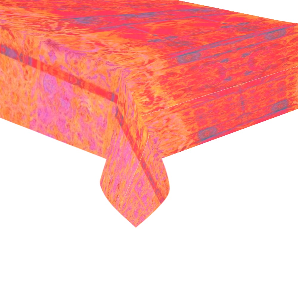 orange Thickiy Ronior Tablecloth 120"x 60"