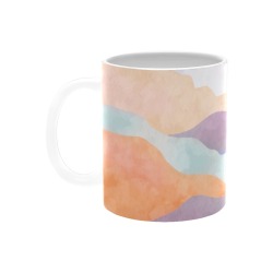 Modern landscape colorful mountains_23A White Mug(11OZ)