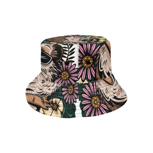 Cool Hedge Hog All Over Print Bucket Hat for Men