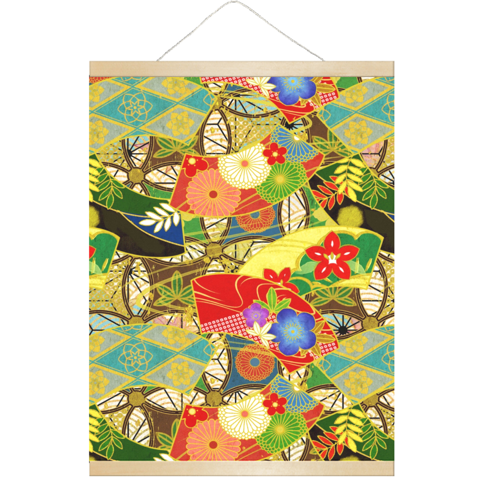 Summer Flowers Hanging Poster 18"x24"