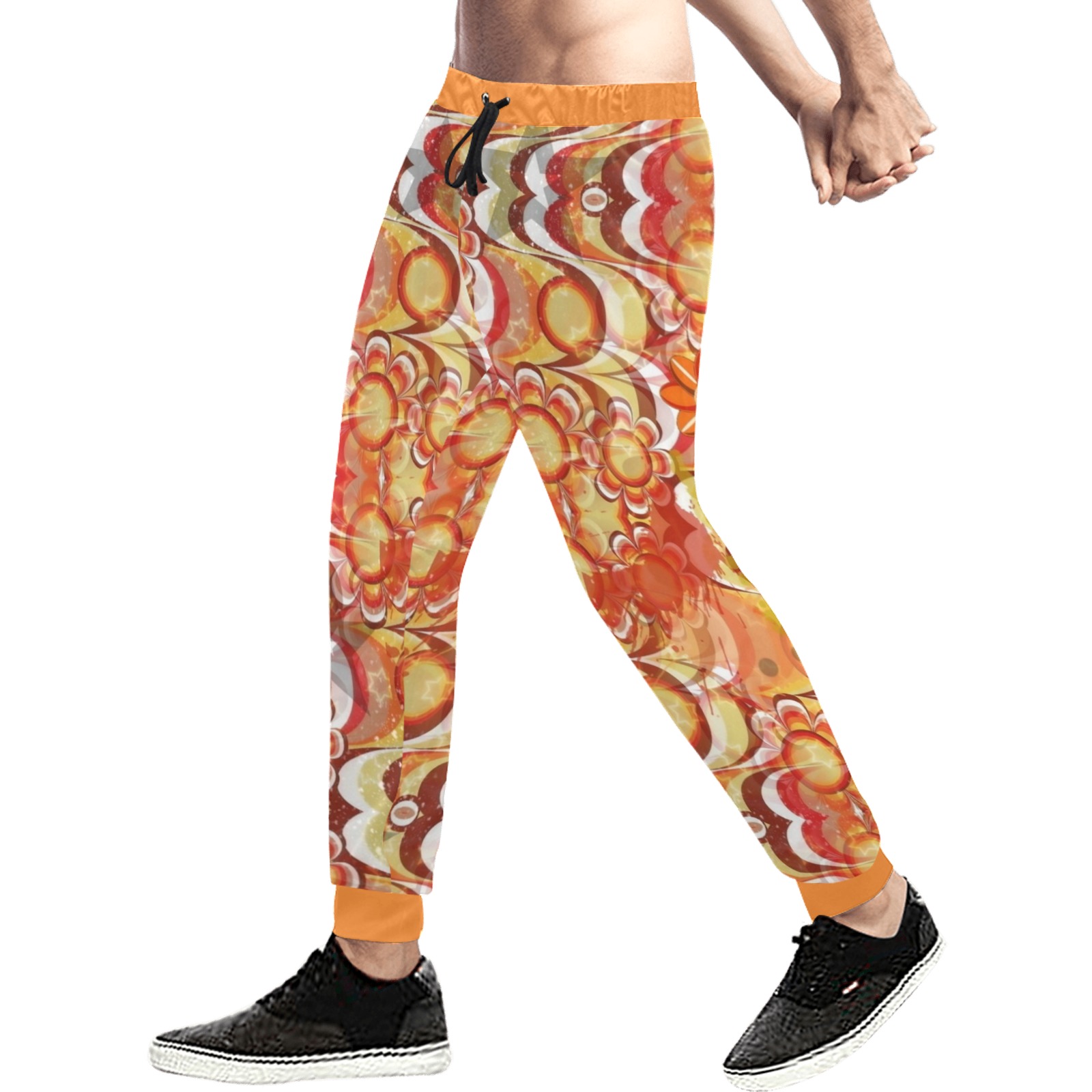 Schlager Move 2022 by Nico Bielow Men's All Over Print Sweatpants (Model L11)