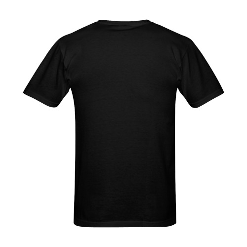 'Exe.mpt' - heart space logo - Black Tee for men Sunny Men's T- shirt (Model T06)