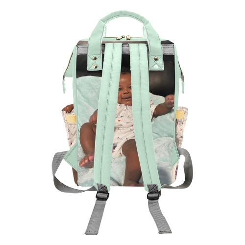 Customize Baby Bag Multi-Function Diaper Backpack/Diaper Bag (Model 1688)