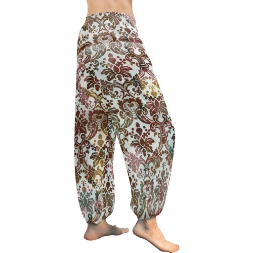 CHANDRA BOHEMIAN DAMASK Women's All Over Print Harem Pants (Model L18)