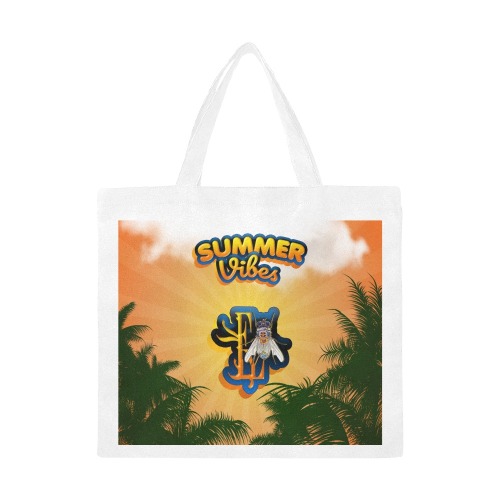 Summer Vibe Collectable Fly Canvas Tote Bag/Large (Model 1702)