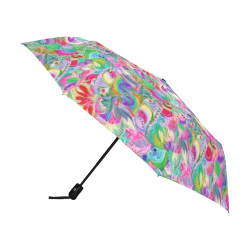 tropical 4 Anti-UV Auto-Foldable Umbrella (U09)