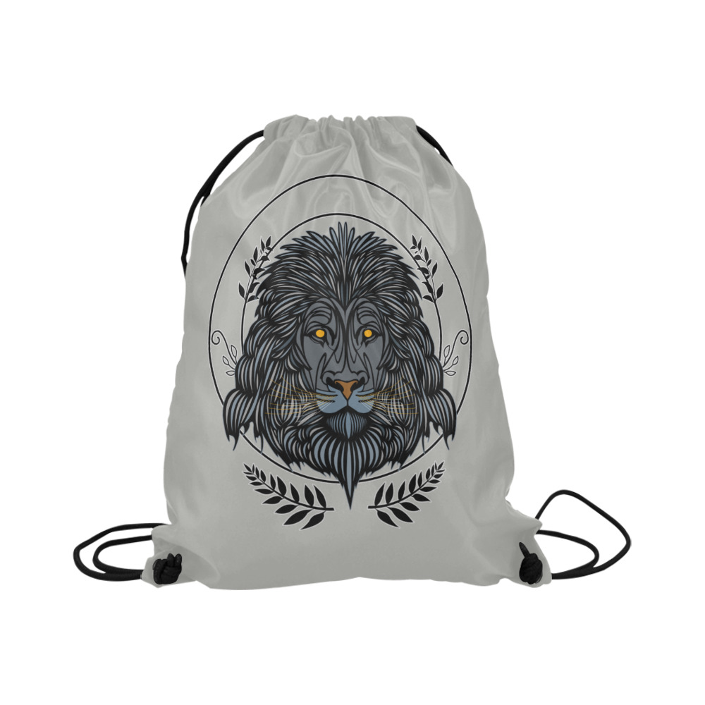 Lion Head Large Drawstring Bag Model 1604 (Twin Sides)  16.5"(W) * 19.3"(H)