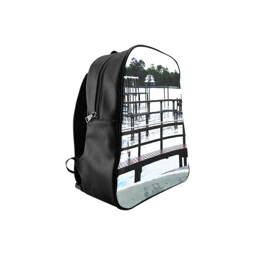 Docks On The River 7580 School Backpack (Model 1601)(Small)