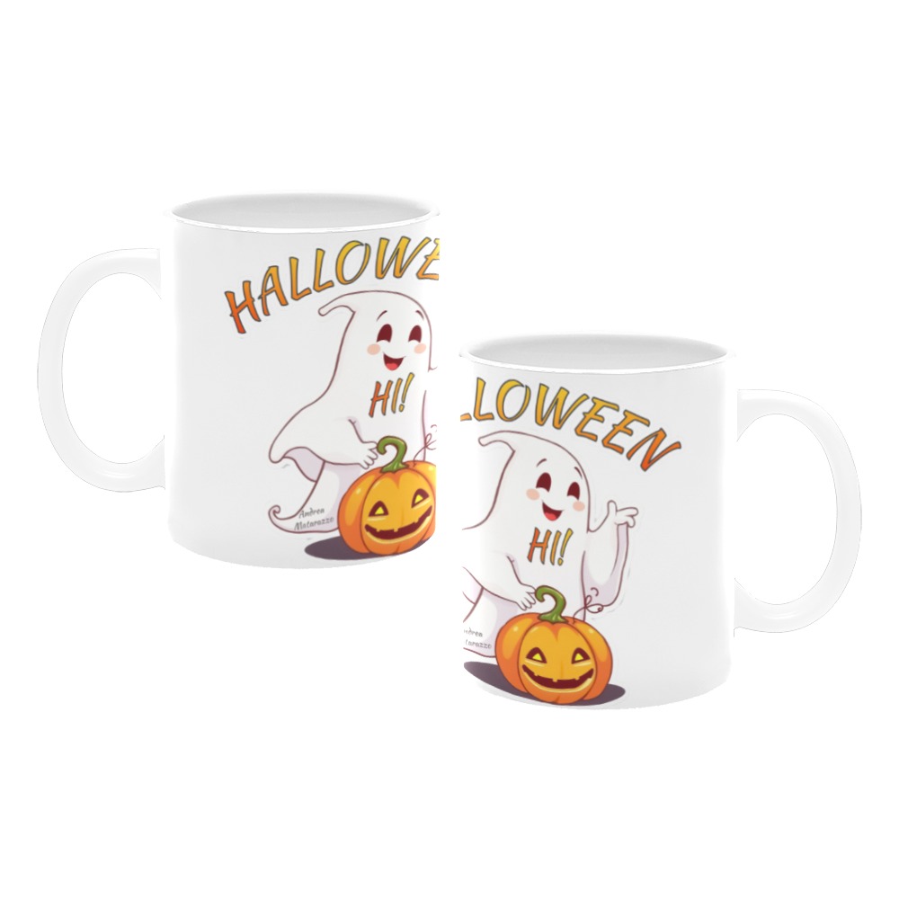 Hi ! Halloween White Mug(11OZ)