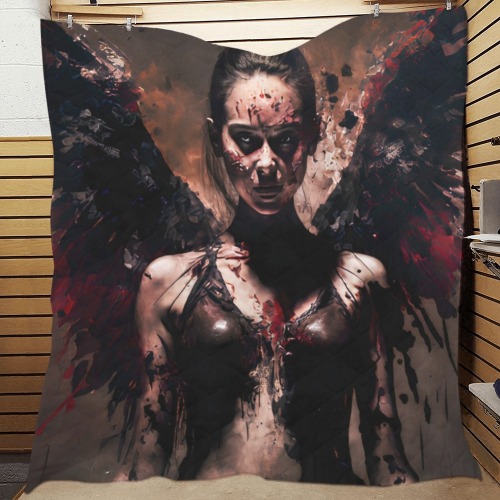 Angel of death Quilt 70"x80"