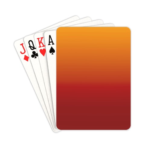 yel red Playing Cards 2.5"x3.5"
