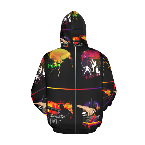Essential Elements All Over Print Hoodie for Men (USA Size) (Model H13)
