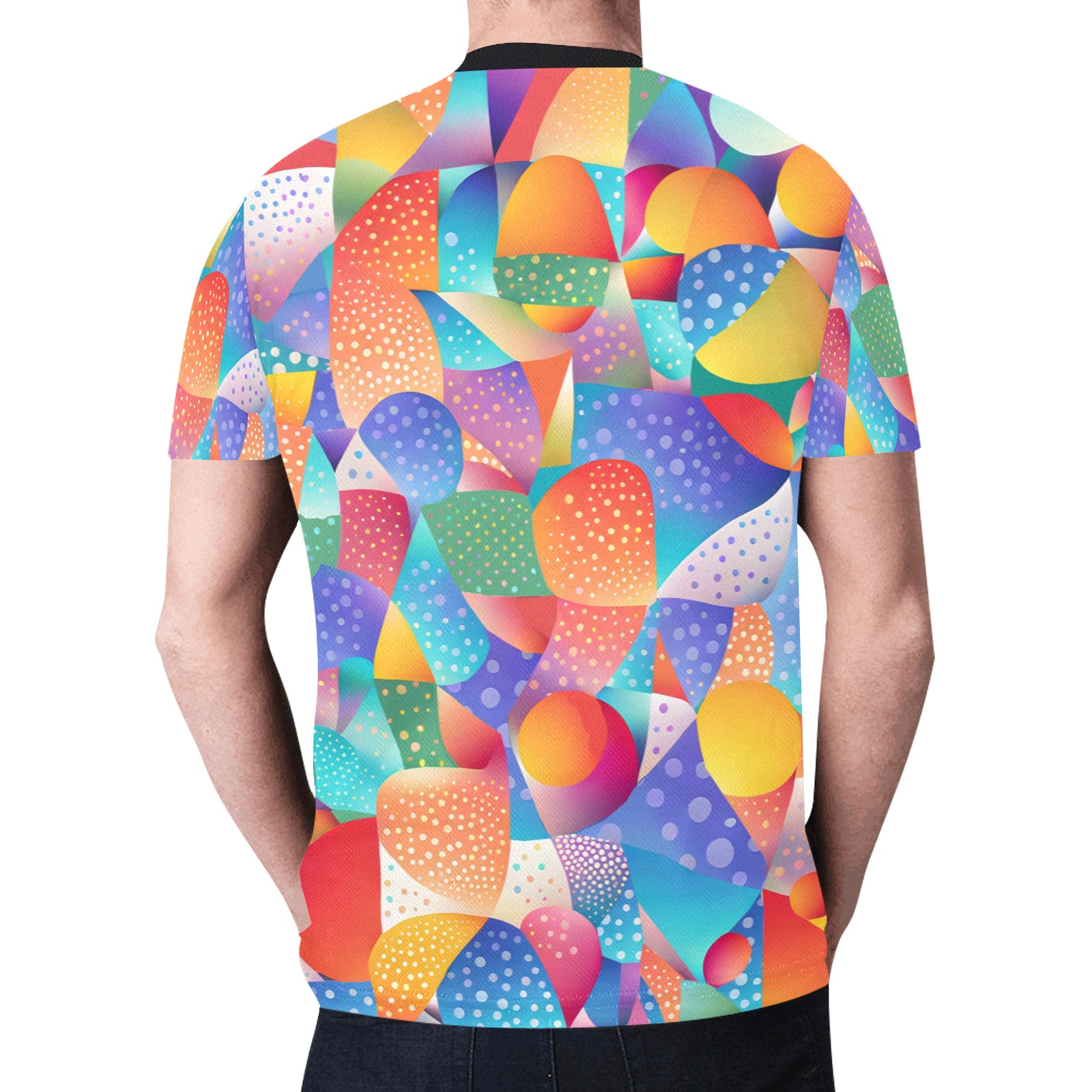 Sunset Ocean Waves New All Over Print T-shirt for Men (Model T45)