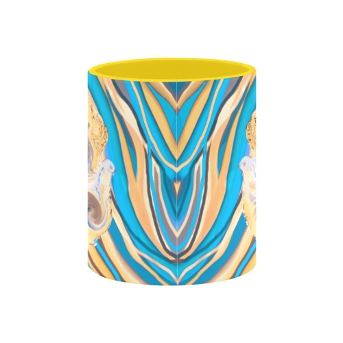 energy 2-hamsa 5 Custom Inner Color Mug (11oz)