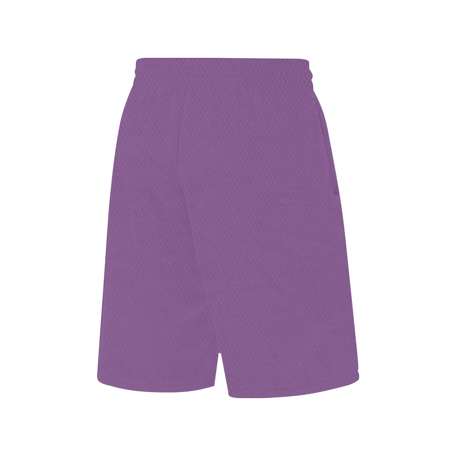 violet All Over Print Basketball Shorts with Pocket