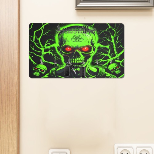 toxic zombie biohazard Hanger Wall Mounted Decor Key Holder