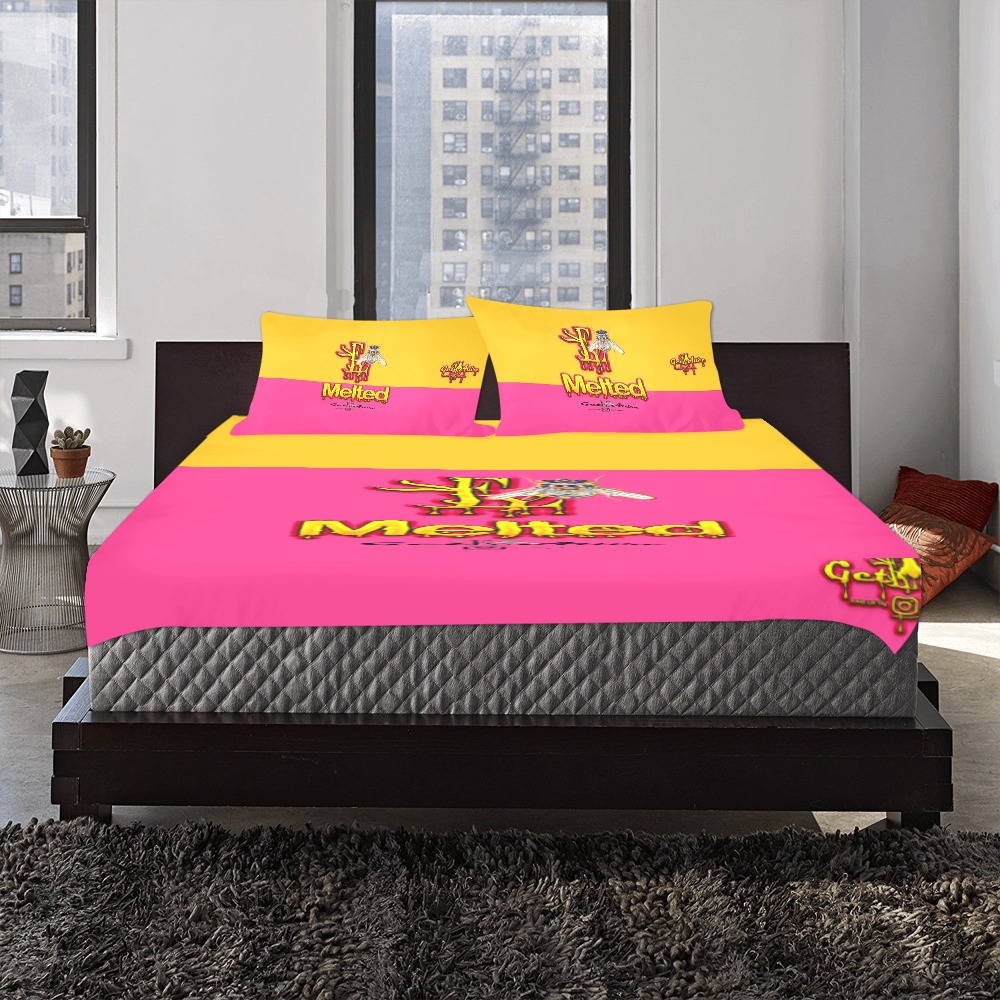 Melted Collectable Fly 3-Piece Bedding Set