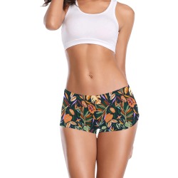 Dark tropical vibrant OG Women's All Over Print Boyshort Panties (Model L31)