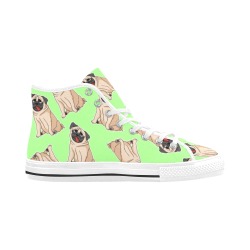 Pugs Light Green Vancouver H Women's Canvas Shoes (1013-1)
