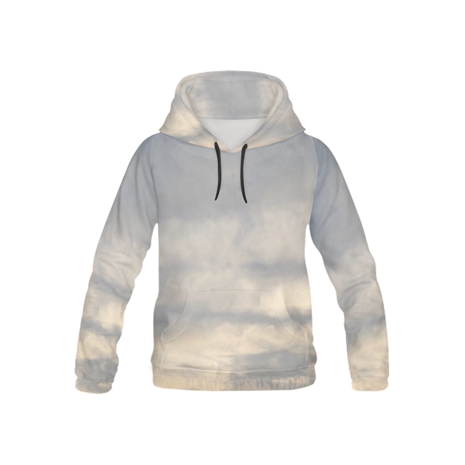 Rippled Cloud Collection All Over Print Hoodie for Kid (USA Size) (Model H13)
