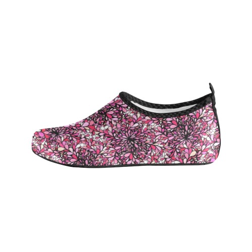 Raspberry Splash Women's Slip-On Water Shoes (Model 056)