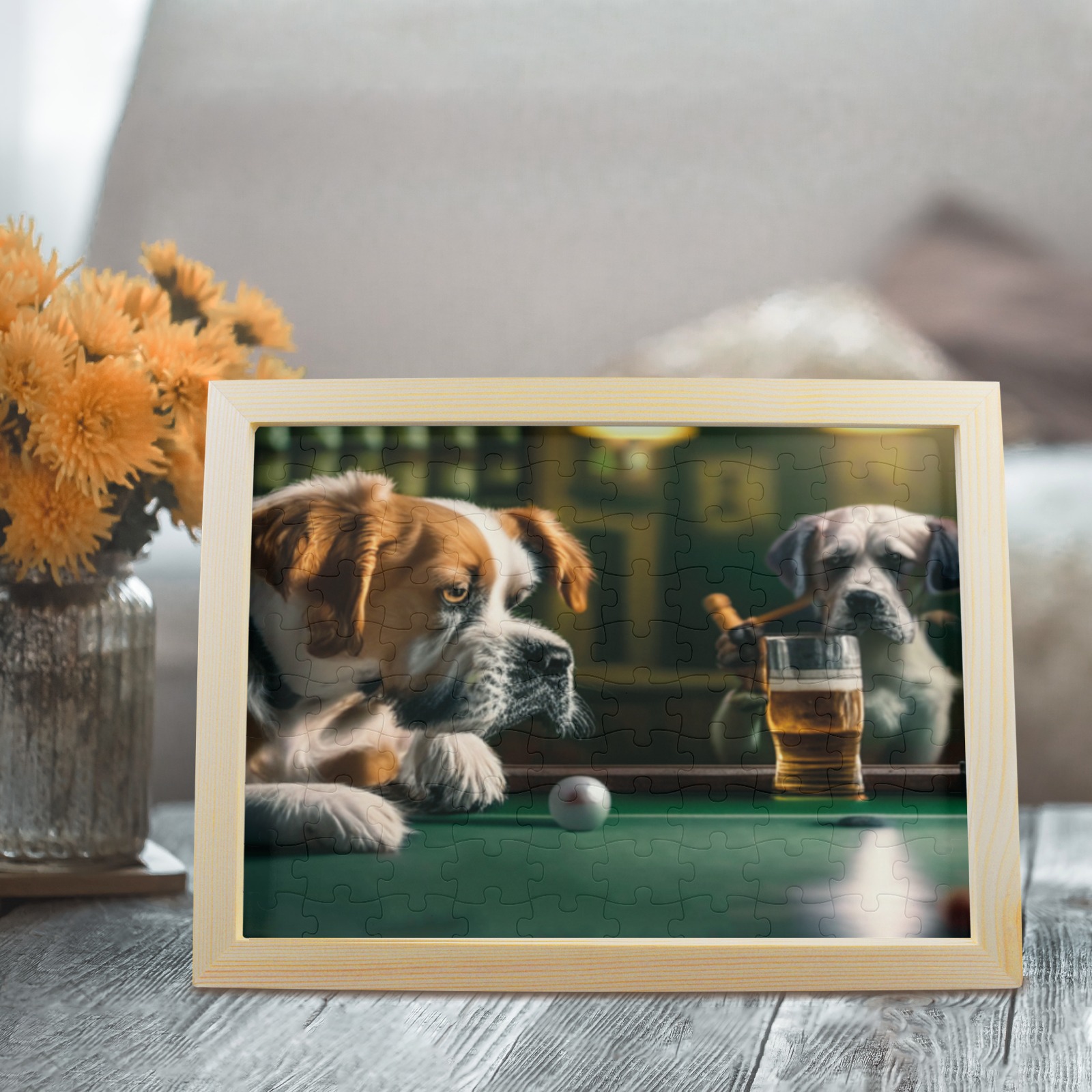Be careful of my drink 100-Piece Puzzle Frame 12.5"x 9.5"