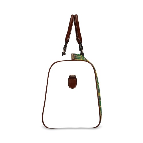 BRANDON MANITOBA TARTAN Waterproof Travel Bag/Small (Model 1639)
