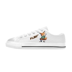 IMG_8432 Flair Sneakers Low Top Canvas Shoes for Kid (Model 018)