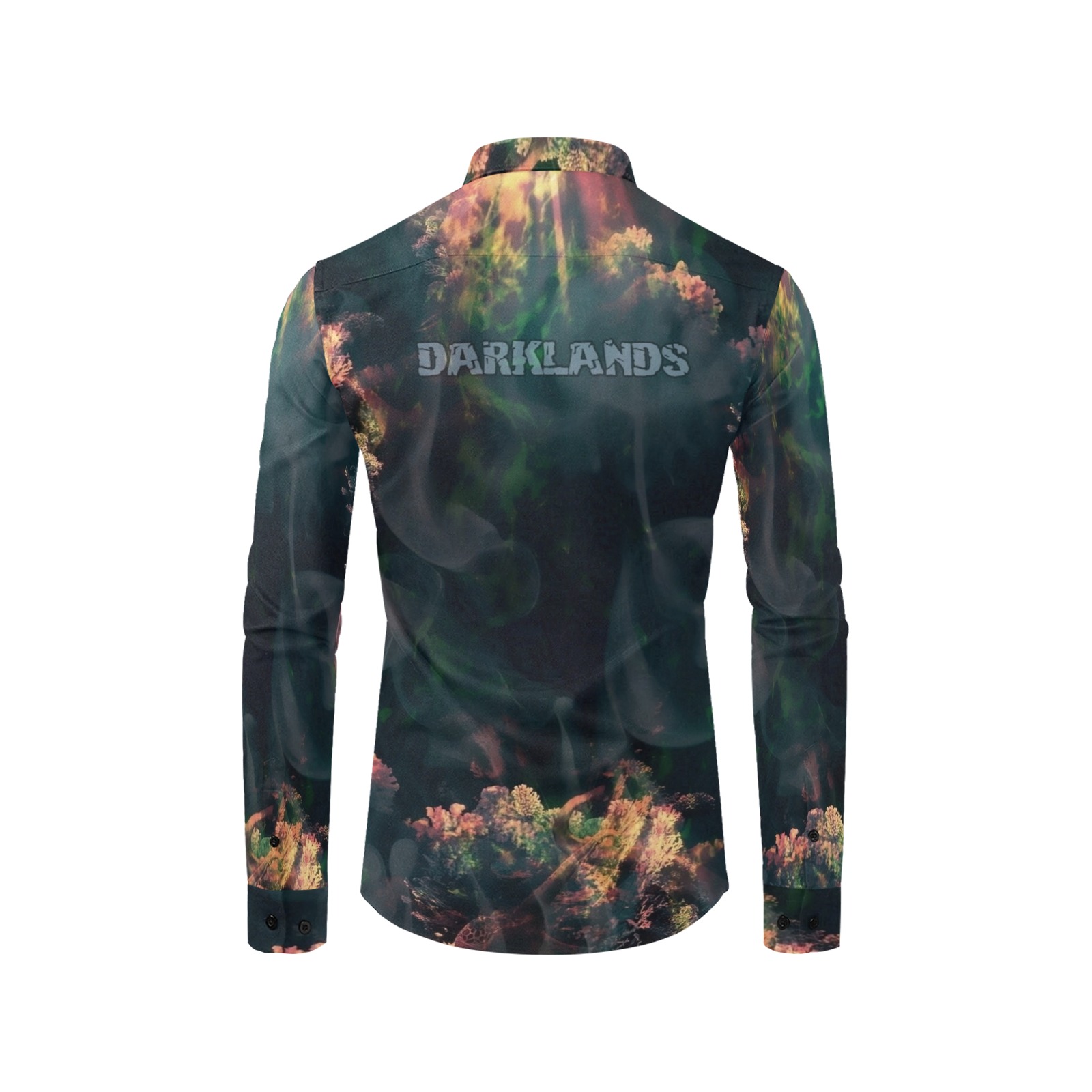 Darklands by Fetishgayworld Men's All Over Print Casual Dress Shirt (Model T61)