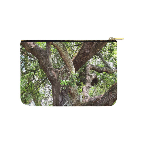 Oak Tree In The Park 7659 Stinson Park Jacksonville Florida Carry-All Pouch 9.5''x6''