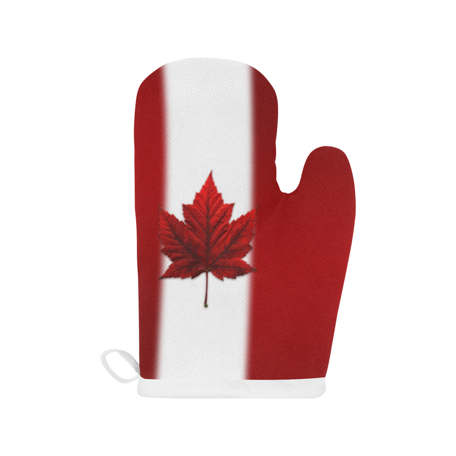 Canada Flag Oven Mitts Linen Oven Mitt (Two Pieces)