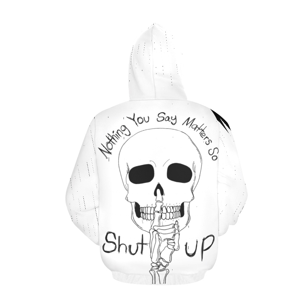 Hush skull hoodie All Over Print Hoodie for Men (USA Size) (Model H13)