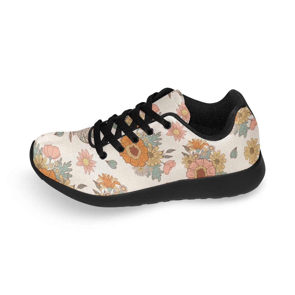 Boho Floral 123 Women’s Running Shoes (Model 020)