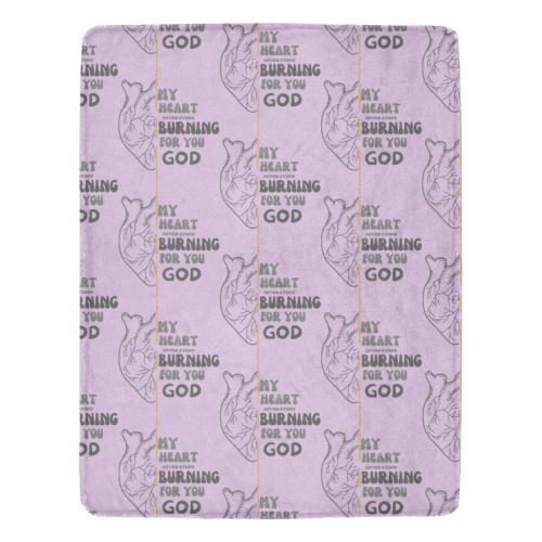 My heart never stops burning for you God