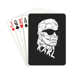 Karl Lagerfeld Pop Art by Nico Bielow Playing Cards 2.5"x3.5"