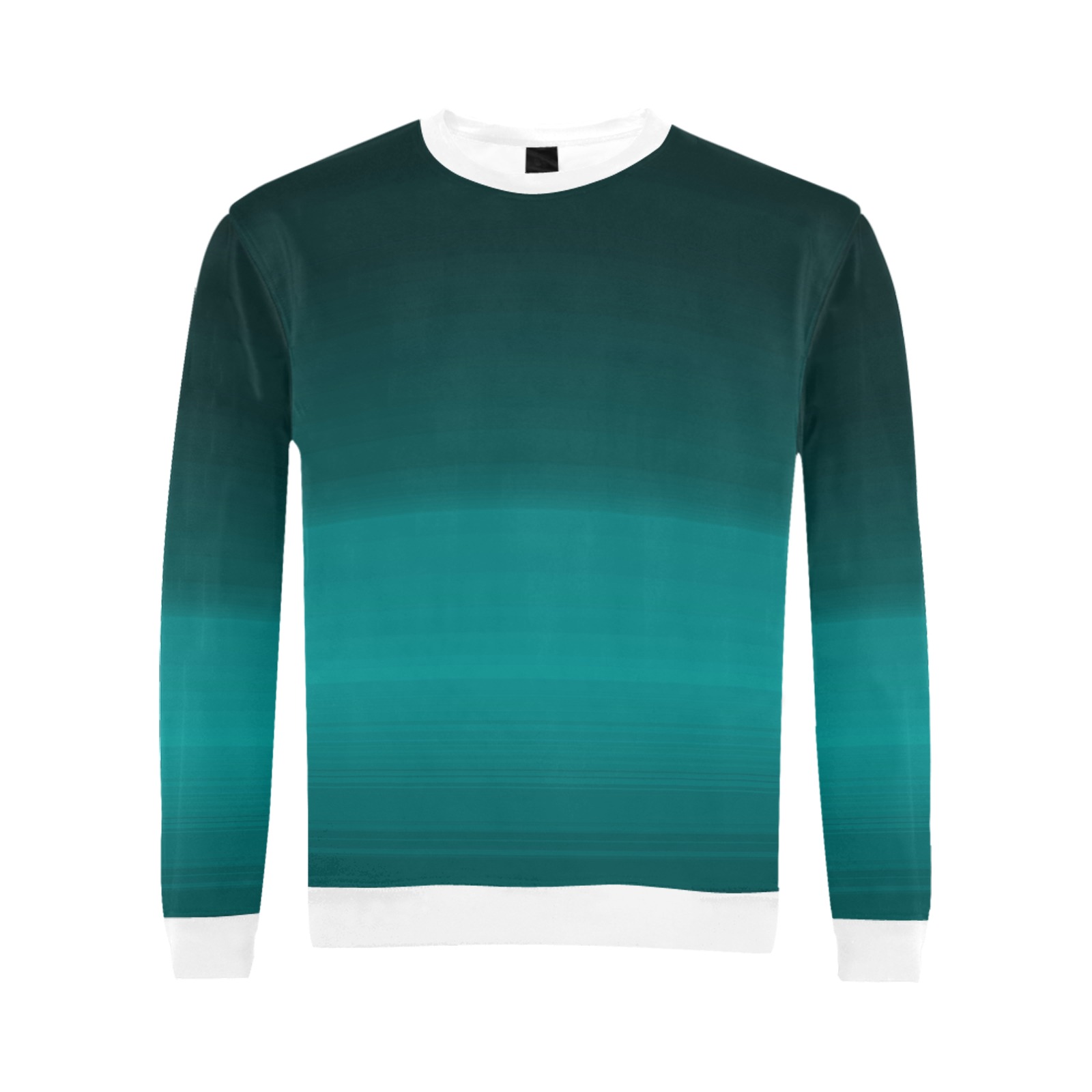 blu blk All Over Print Crewneck Sweatshirt for Men (Model H18)