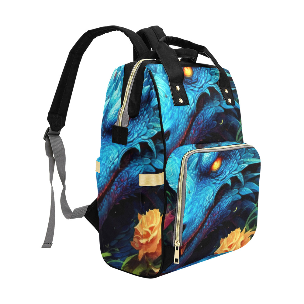 Dragon world backpack Multi-Function Diaper Backpack/Diaper Bag (Model 1688)