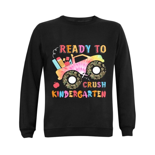 Ready to Crush Kindergarten First Day of School Gildan Crewneck Sweatshirt(NEW) (Model H01)